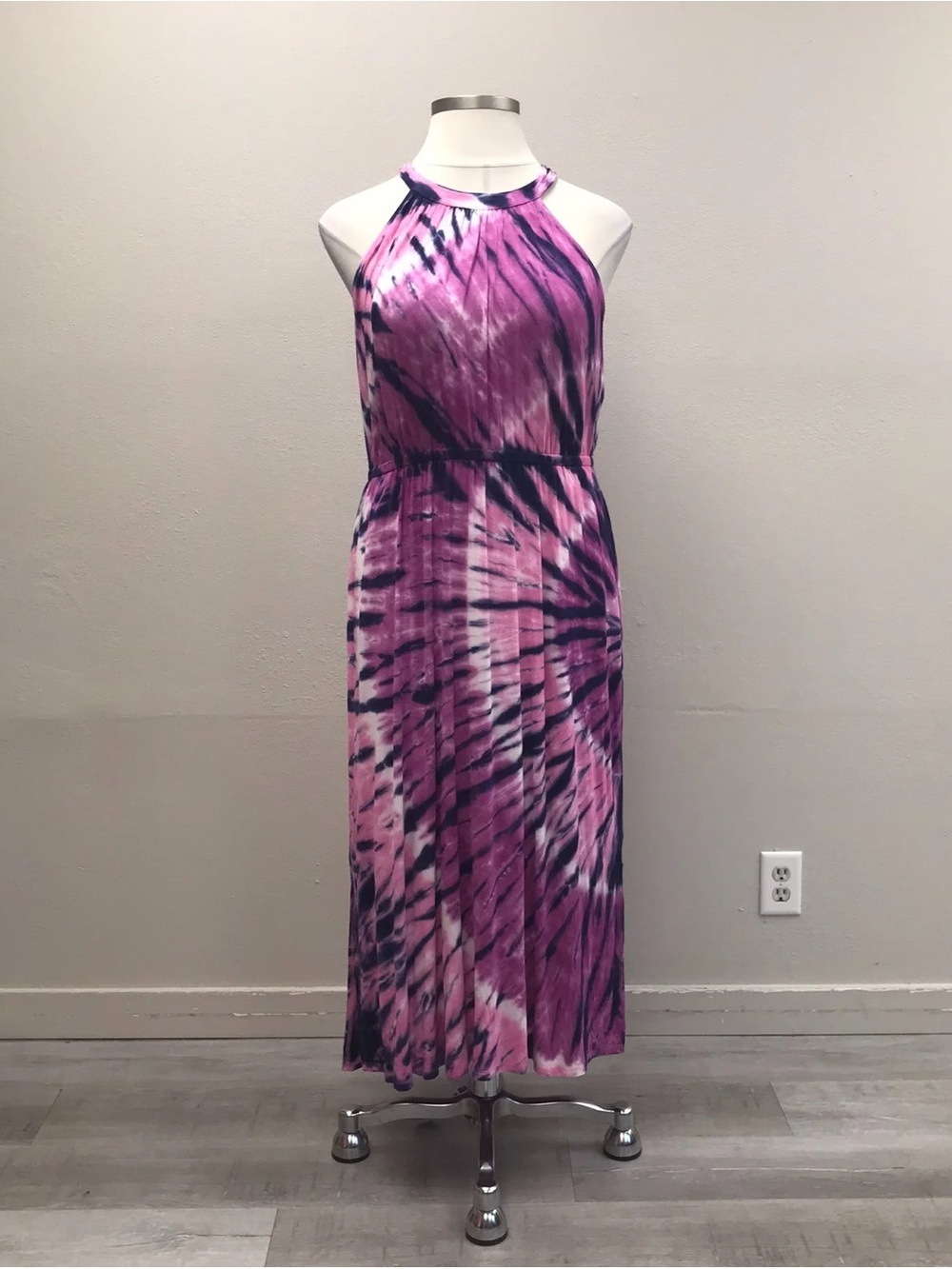 Lane Bryant Halter Tie-Dye Dress- New - Size 14/16 Petite